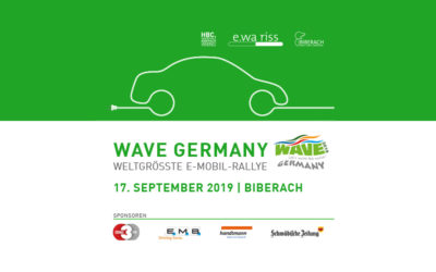 17. September: E-Rallye WAVE Germany macht Station in Biberach