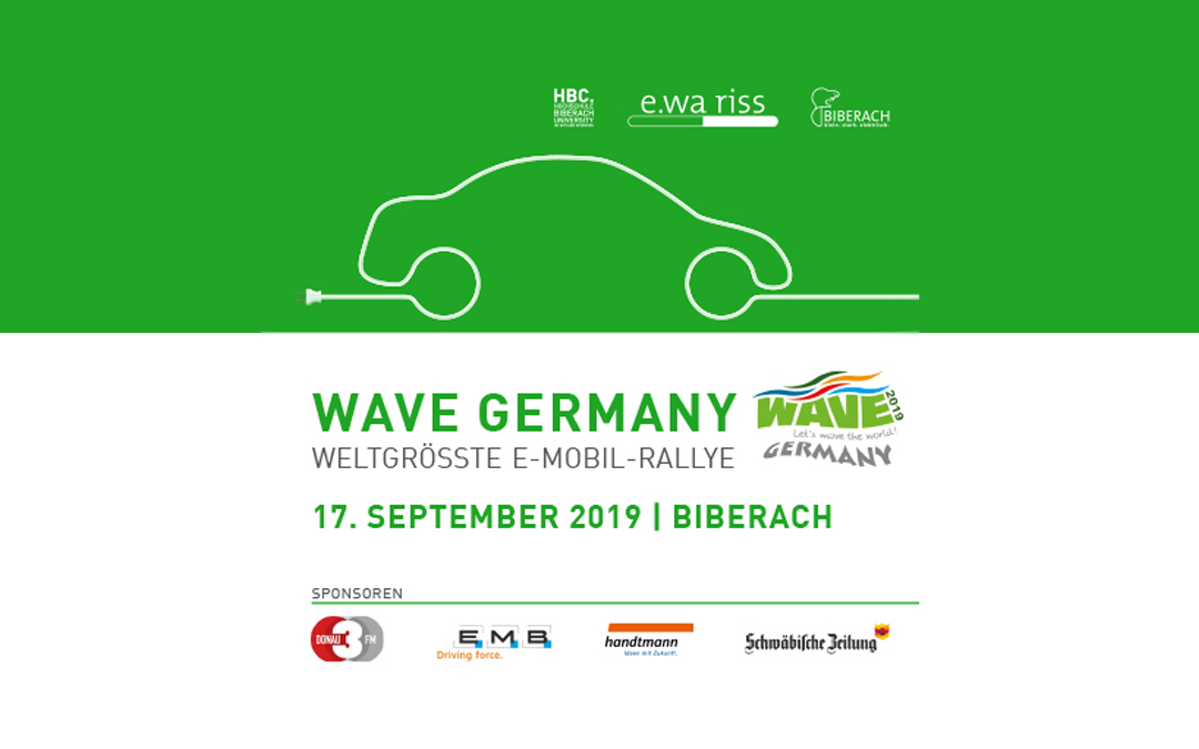 17. September: E-Rallye WAVE Germany macht Station in Biberach