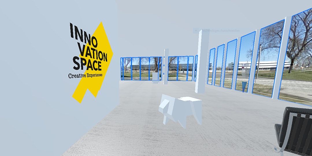 Virtuelle Darstellung des Innovation Space an der Hochschule Neu-Ulm.