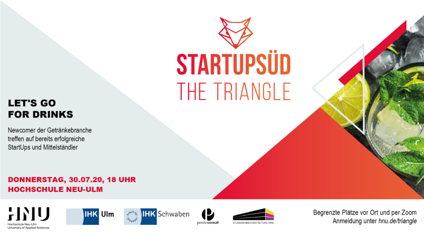 Tipp aus dem Verbund: THE TRIANGLE – Neues Start-up-Event im Rahmen von StartupSÜD am 30. Juli 2020