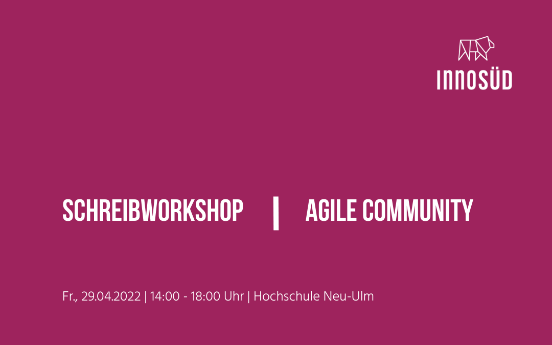 29. April 2022 | Agile Community: Schreibworkshop