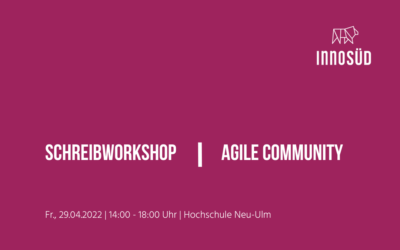 29. April 2022 | Agile Community: Schreibworkshop